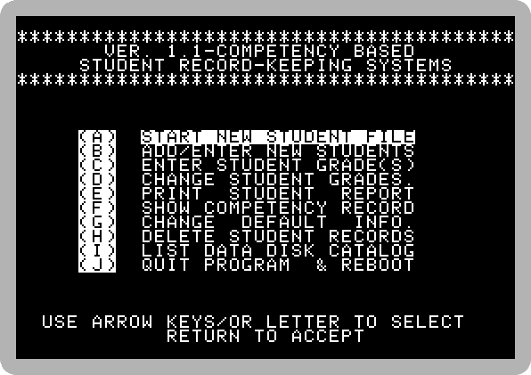 Student Profiling Program